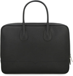 My Logo leather briefcase-1
